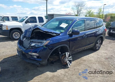 2016 Honda Pilot Ex from USA, damaged, VIN 5FNYF5H38GB009909